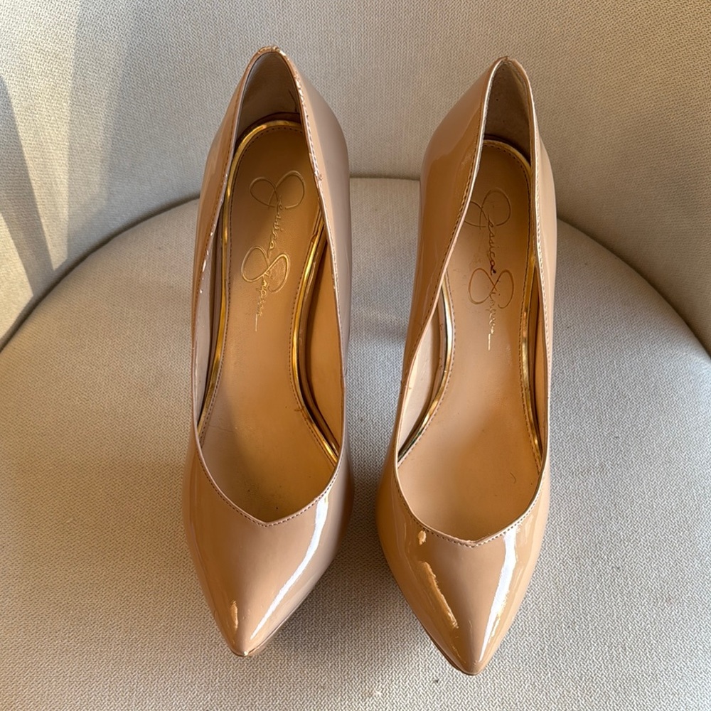 Jessica Simpson Tan Elegant Heels